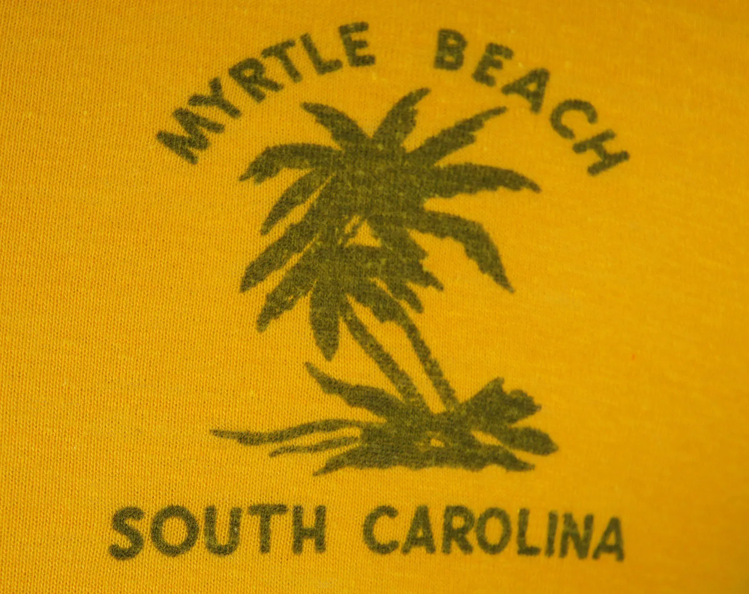 1970's Myrtle Beach, SC T-Shirt w/ Palm Trees - Size S