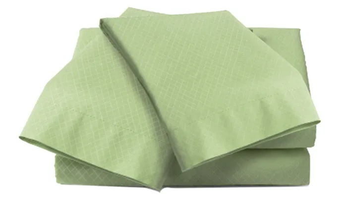 4-Piece Set: Super-Soft 1600 Series Diamond Embossed Bed Sheet