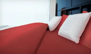 4-Piece Set: Super-Soft 1600 Series Diamond Embossed Bed Sheet
