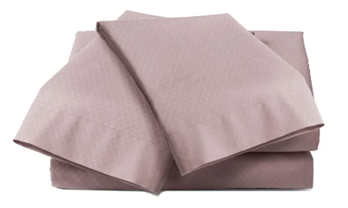 4-Piece Set: Super-Soft 1600 Series Diamond Embossed Bed Sheet