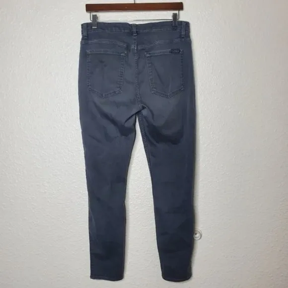 7 For All Mankind B(Air) Denim High Waist Ankle Skinny Evening Grey Size 31