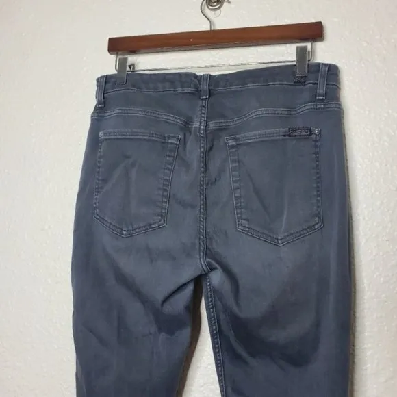 7 For All Mankind B(Air) Denim High Waist Ankle Skinny Evening Grey Size 31