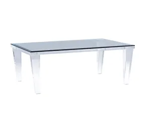 96" Hollywood Lucite Dining Table