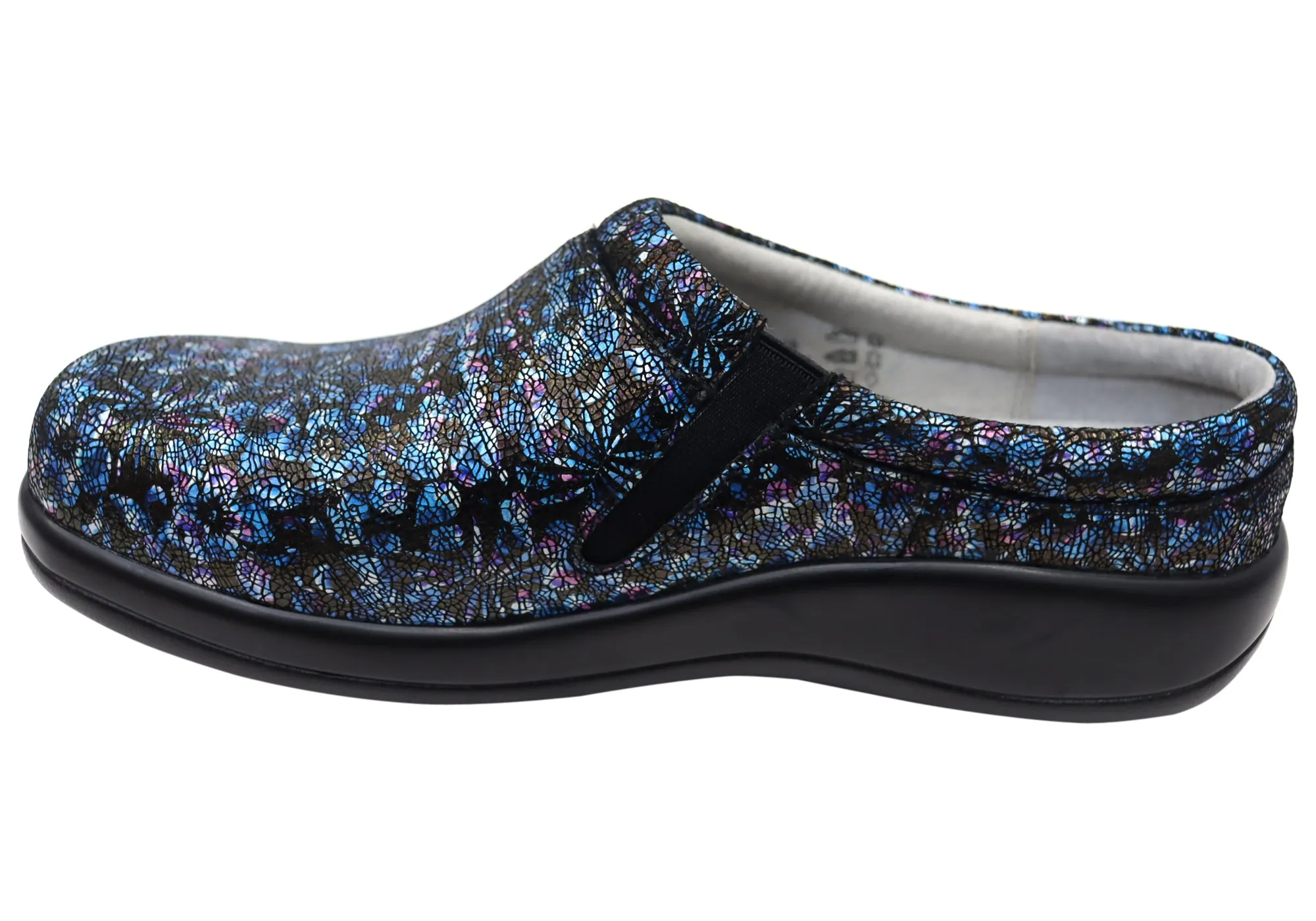 Alegria Kayla Womens Leather Open Back Shoes