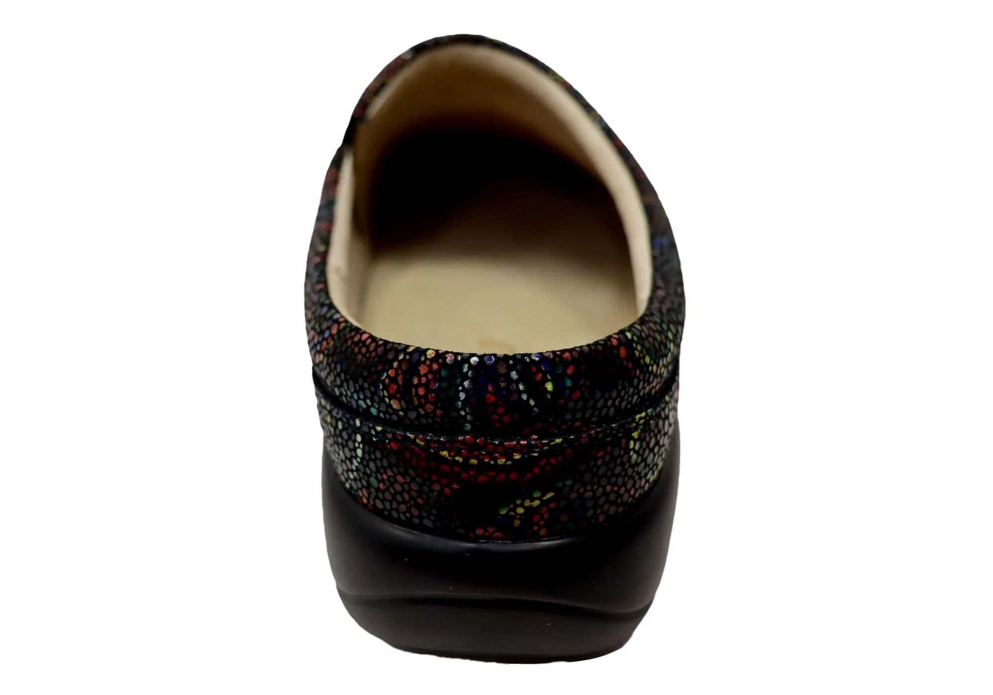 Alegria Kayla Womens Leather Open Back Shoes