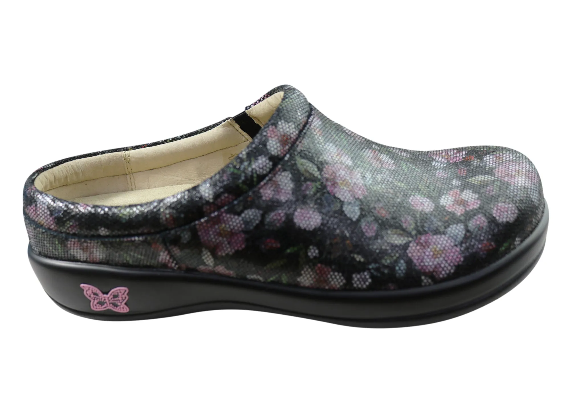 Alegria Kayla Womens Leather Open Back Shoes