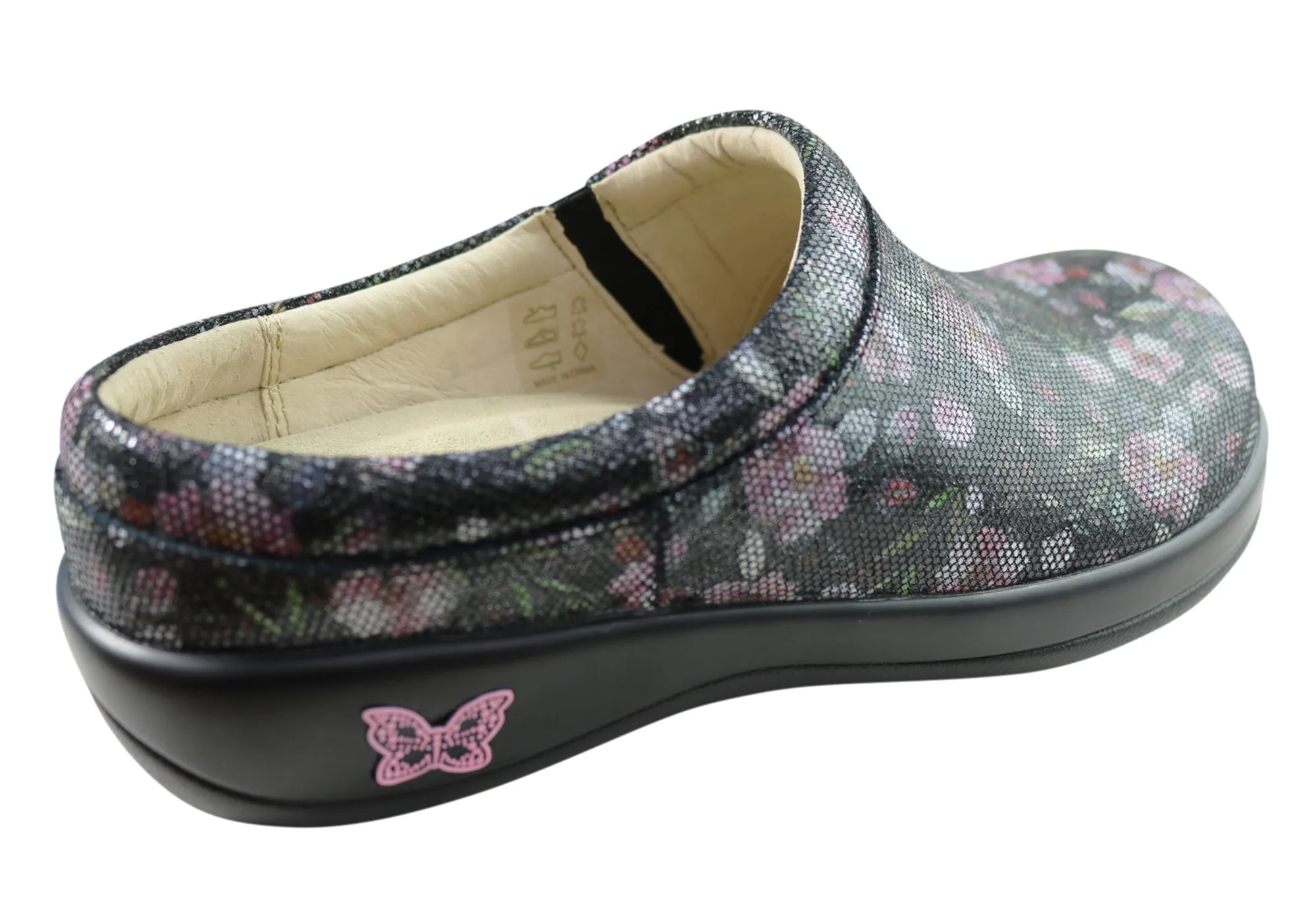 Alegria Kayla Womens Leather Open Back Shoes