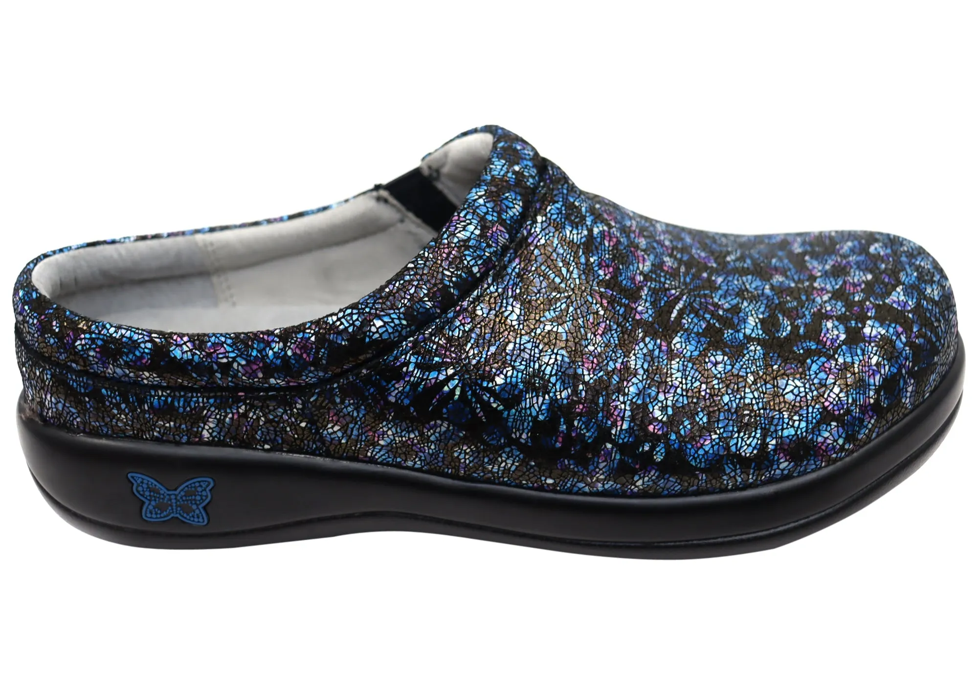 Alegria Kayla Womens Leather Open Back Shoes