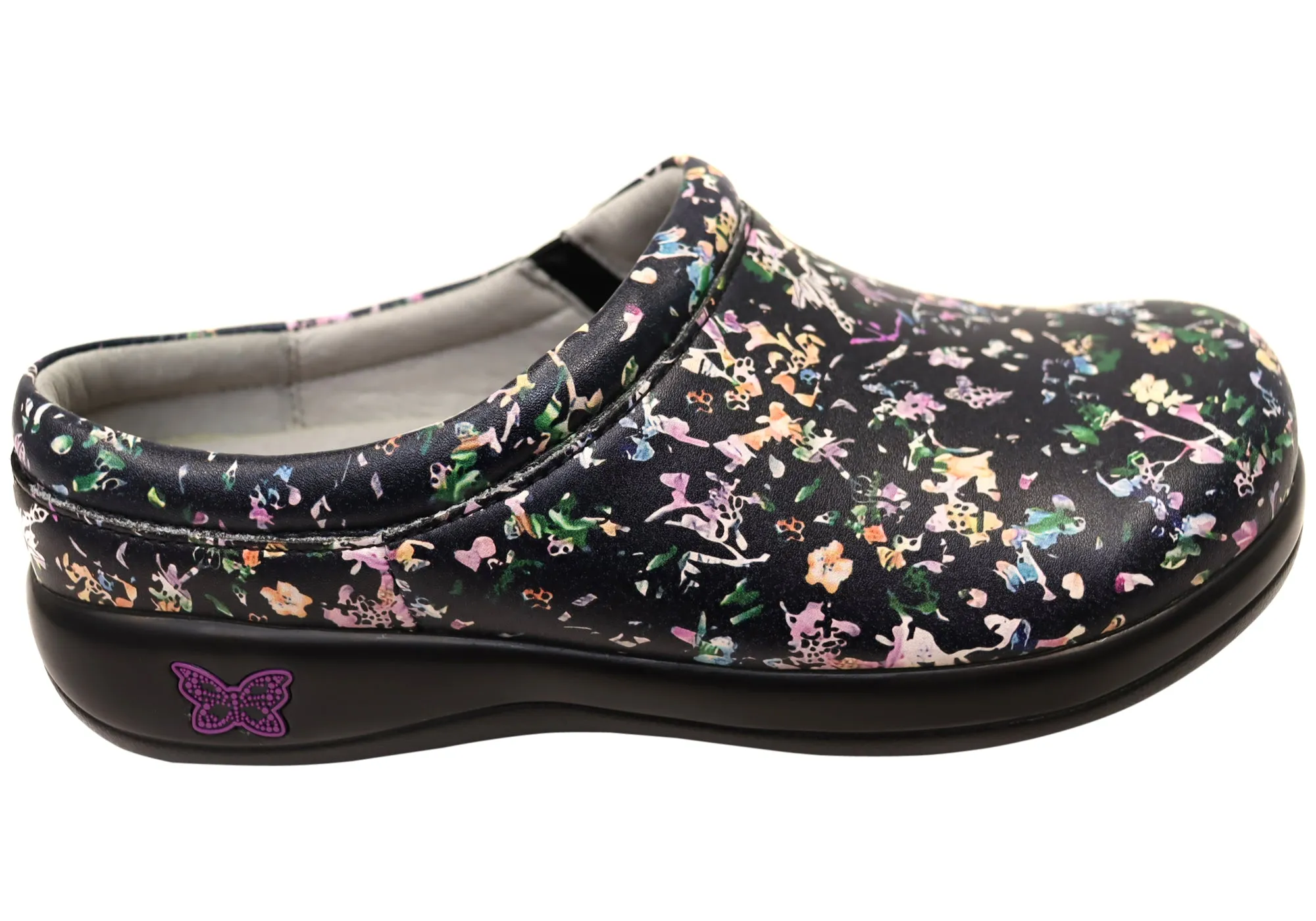 Alegria Kayla Womens Leather Open Back Shoes