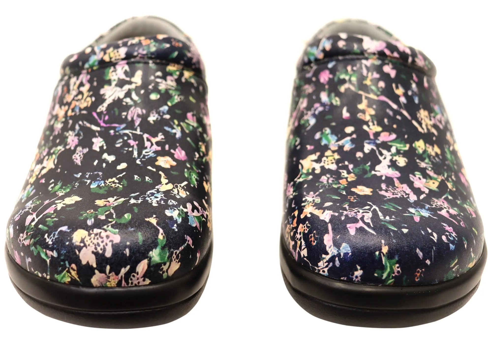 Alegria Kayla Womens Leather Open Back Shoes
