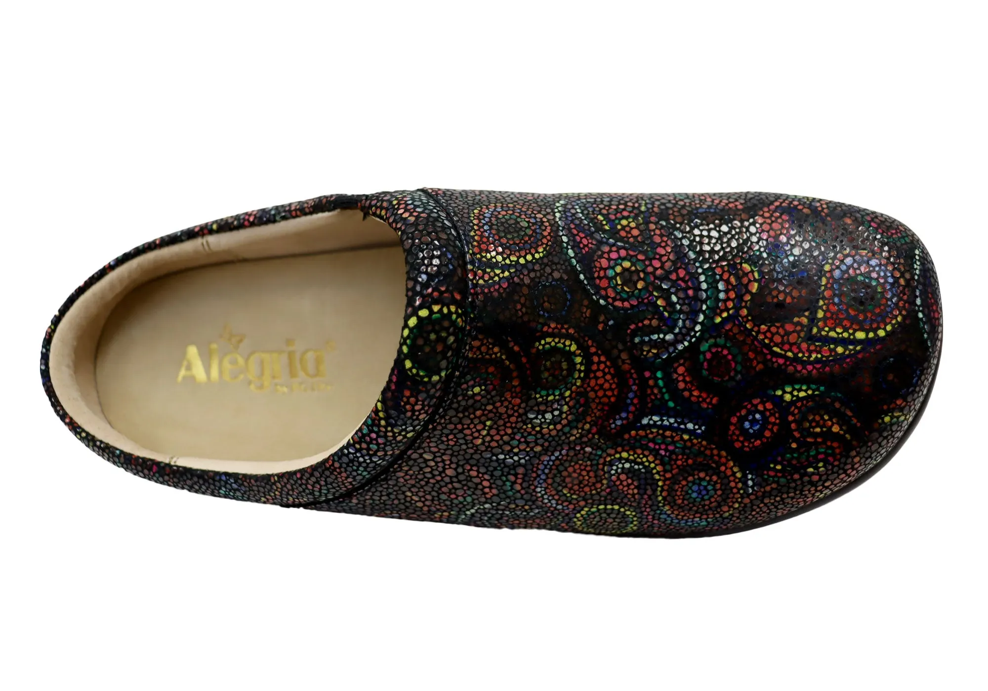 Alegria Kayla Womens Leather Open Back Shoes