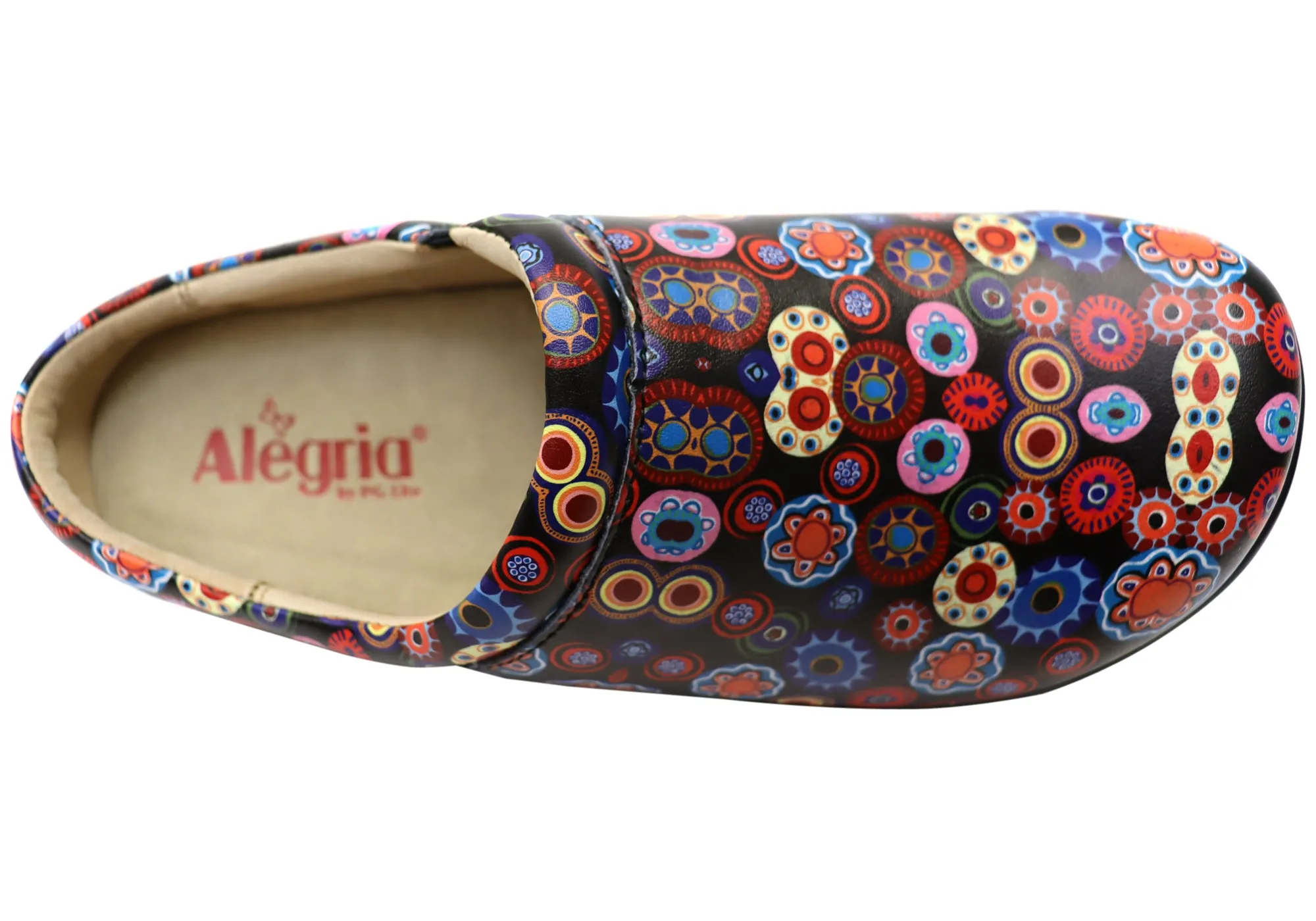 Alegria Kayla Womens Leather Open Back Shoes