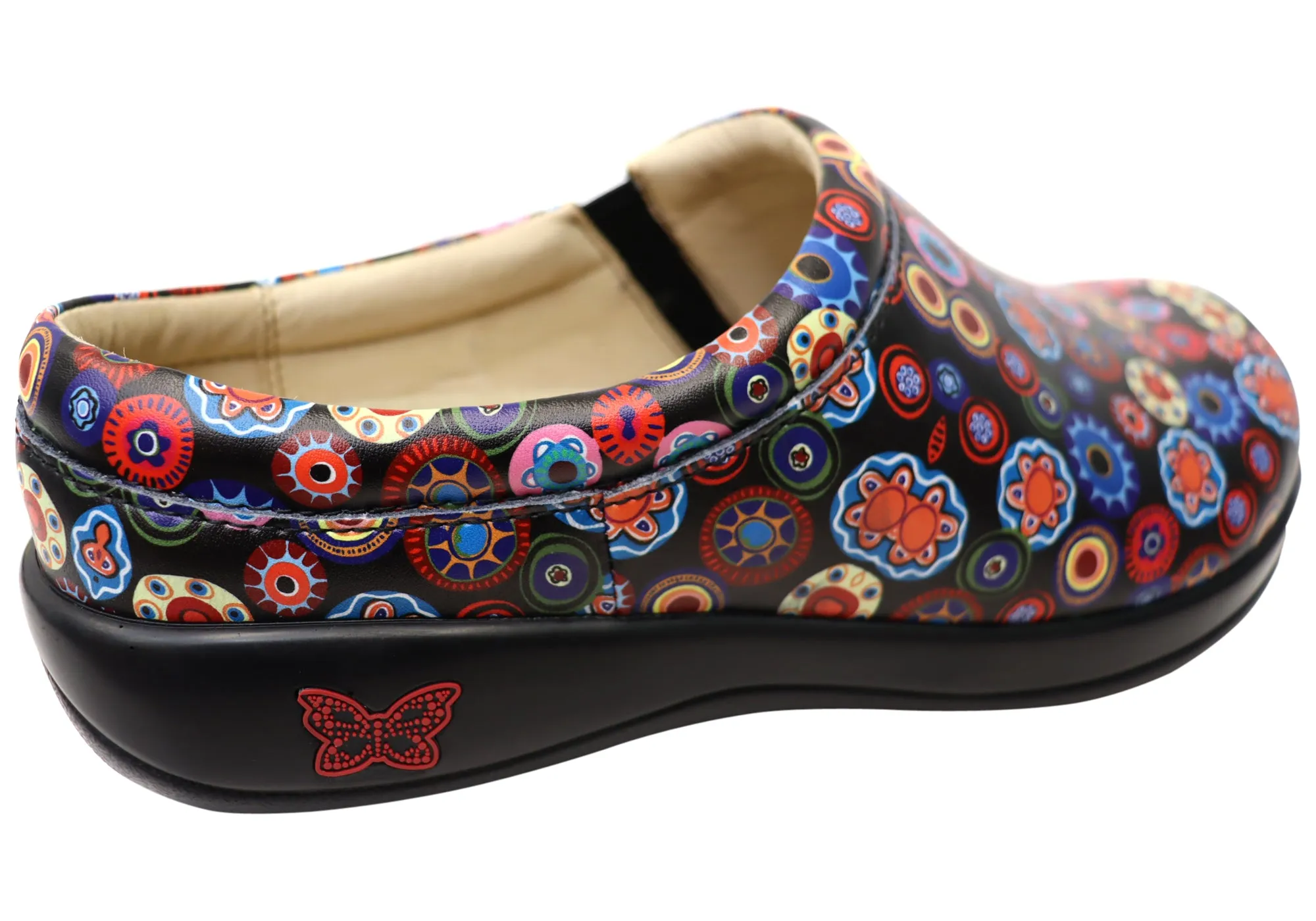 Alegria Kayla Womens Leather Open Back Shoes