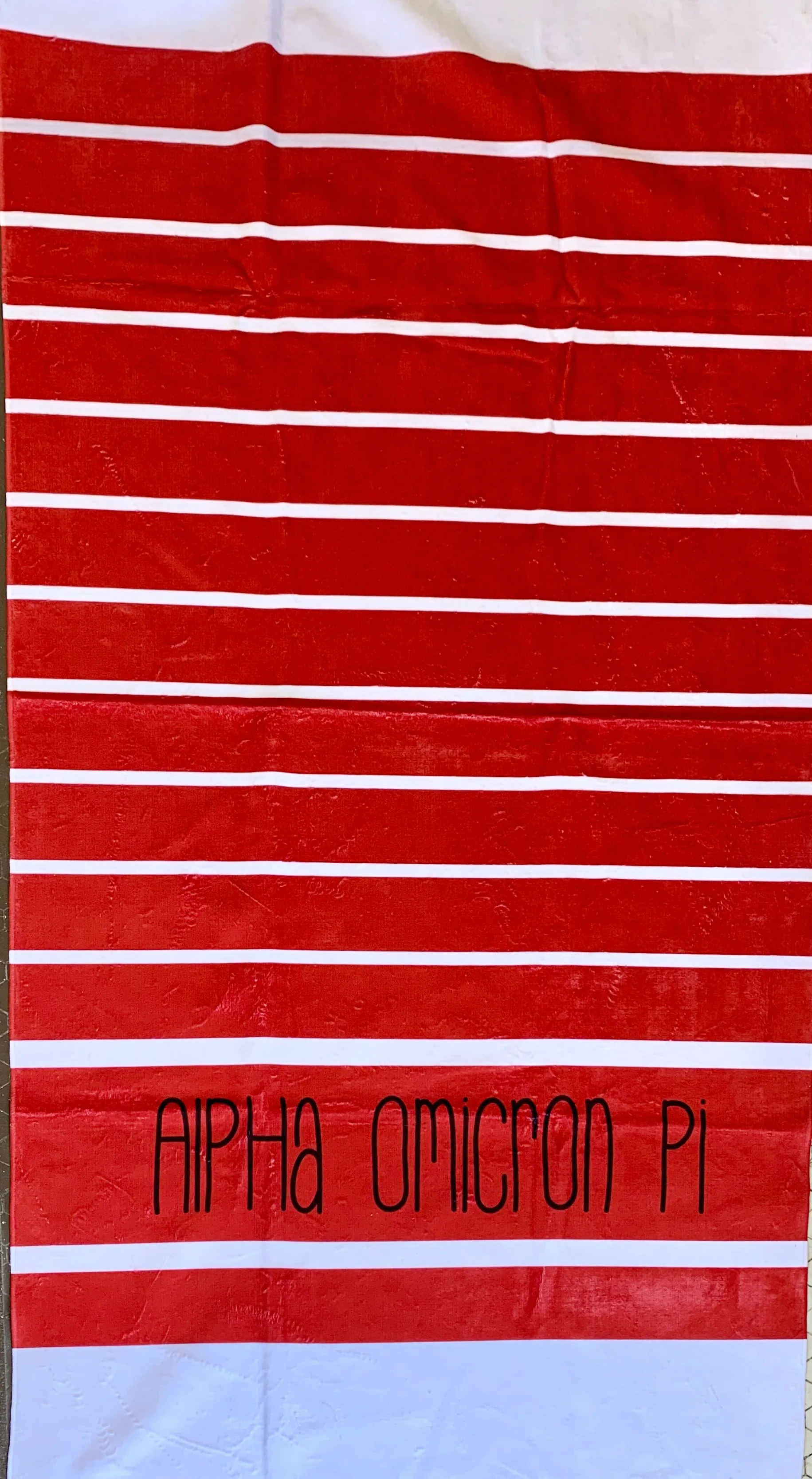 Alpha Omicron Pi Beach Towel
