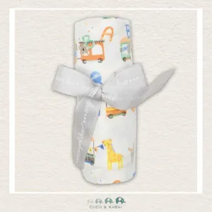 Angel Dear Animal Train - Swaddle Blanket