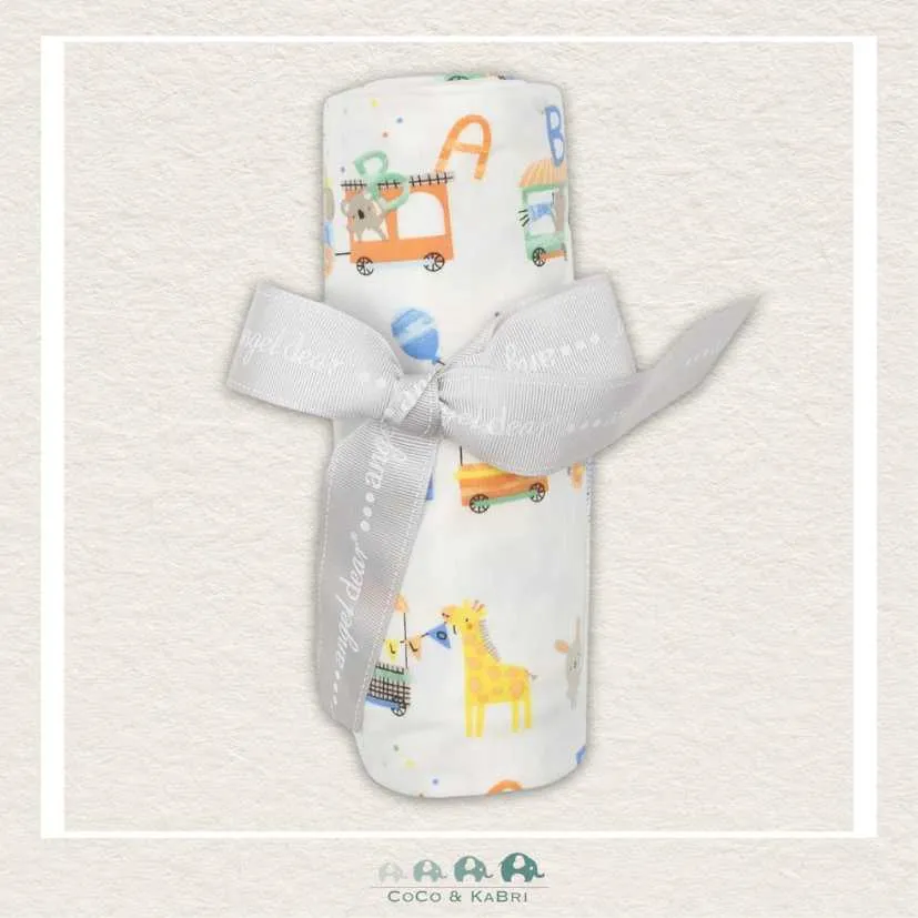Angel Dear Animal Train - Swaddle Blanket