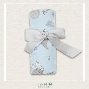 Angel Dear I Love You To The Moon Cows Swaddle Blanket