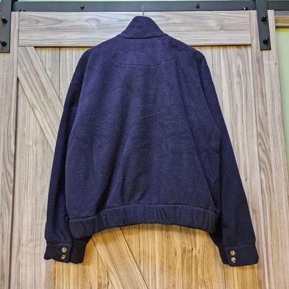 Anthropologie Daily Practice Fleece Bomber Jacket
