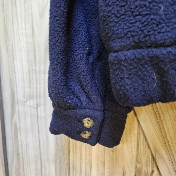 Anthropologie Daily Practice Fleece Bomber Jacket
