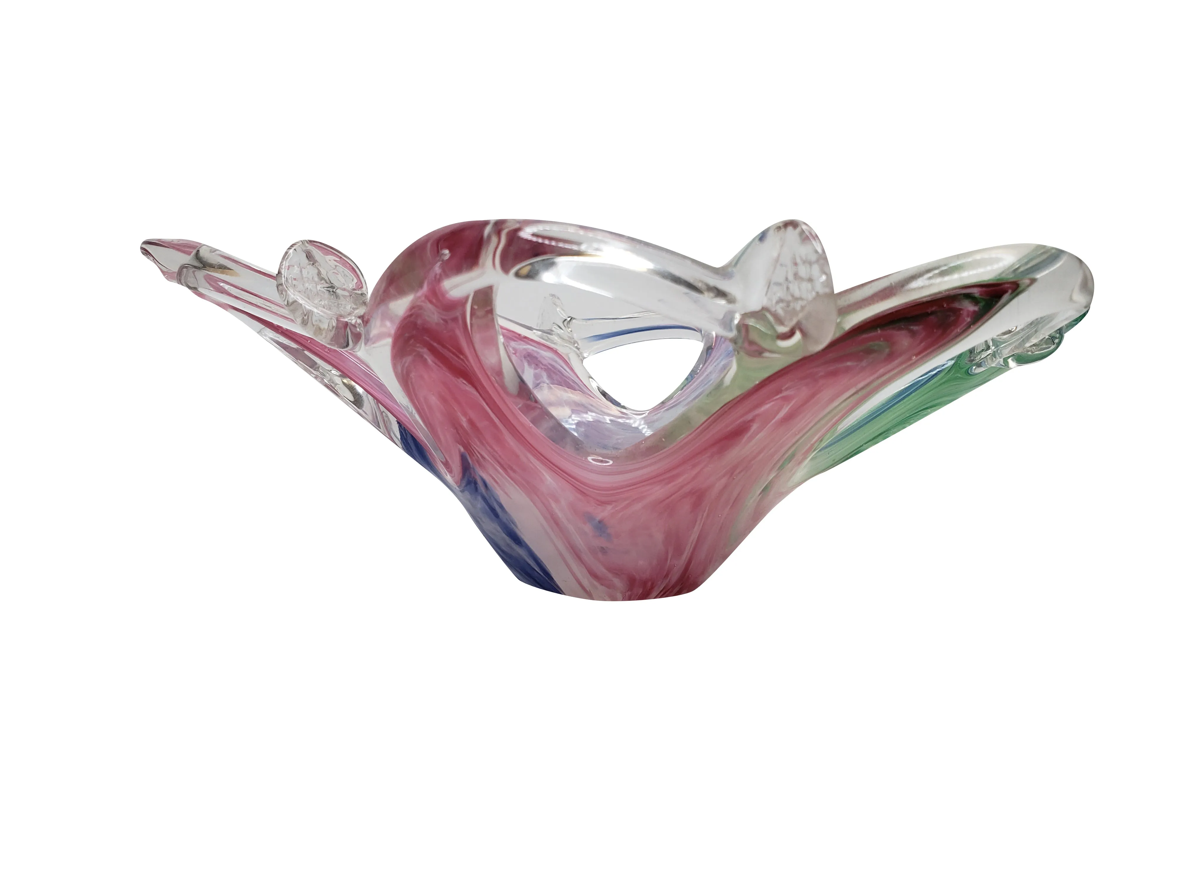 Antique Murano Rainbow Bowl