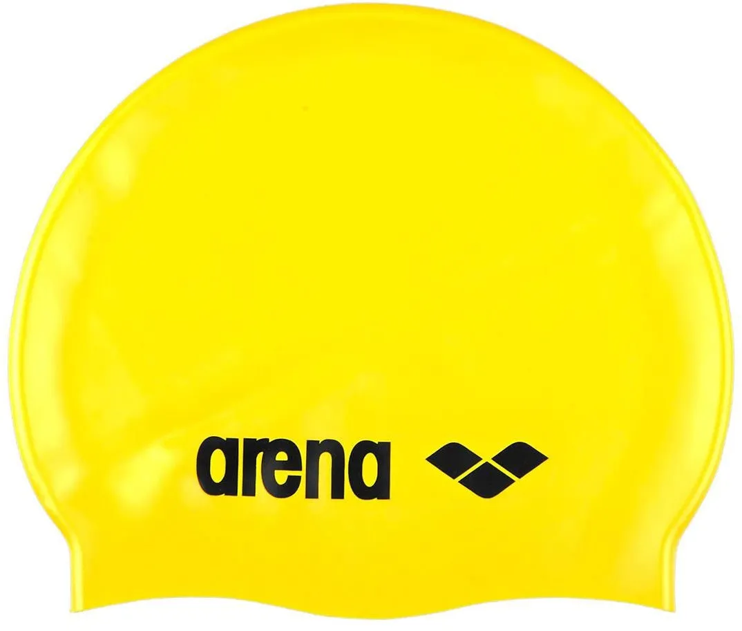 Arena Classic Silicone Swim Cap - Yellow
