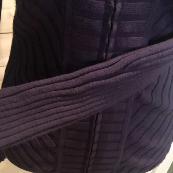 Athleta Womens Blue Long Sleeve Freestone Rib Zippy Jacket-Size Small
