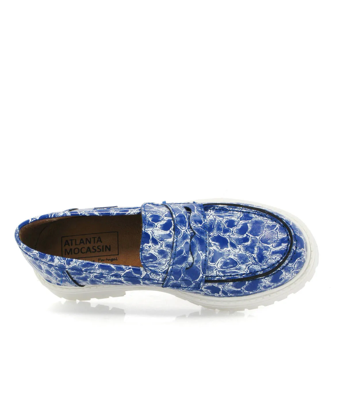 Aurea com Travessão - pele organza azul