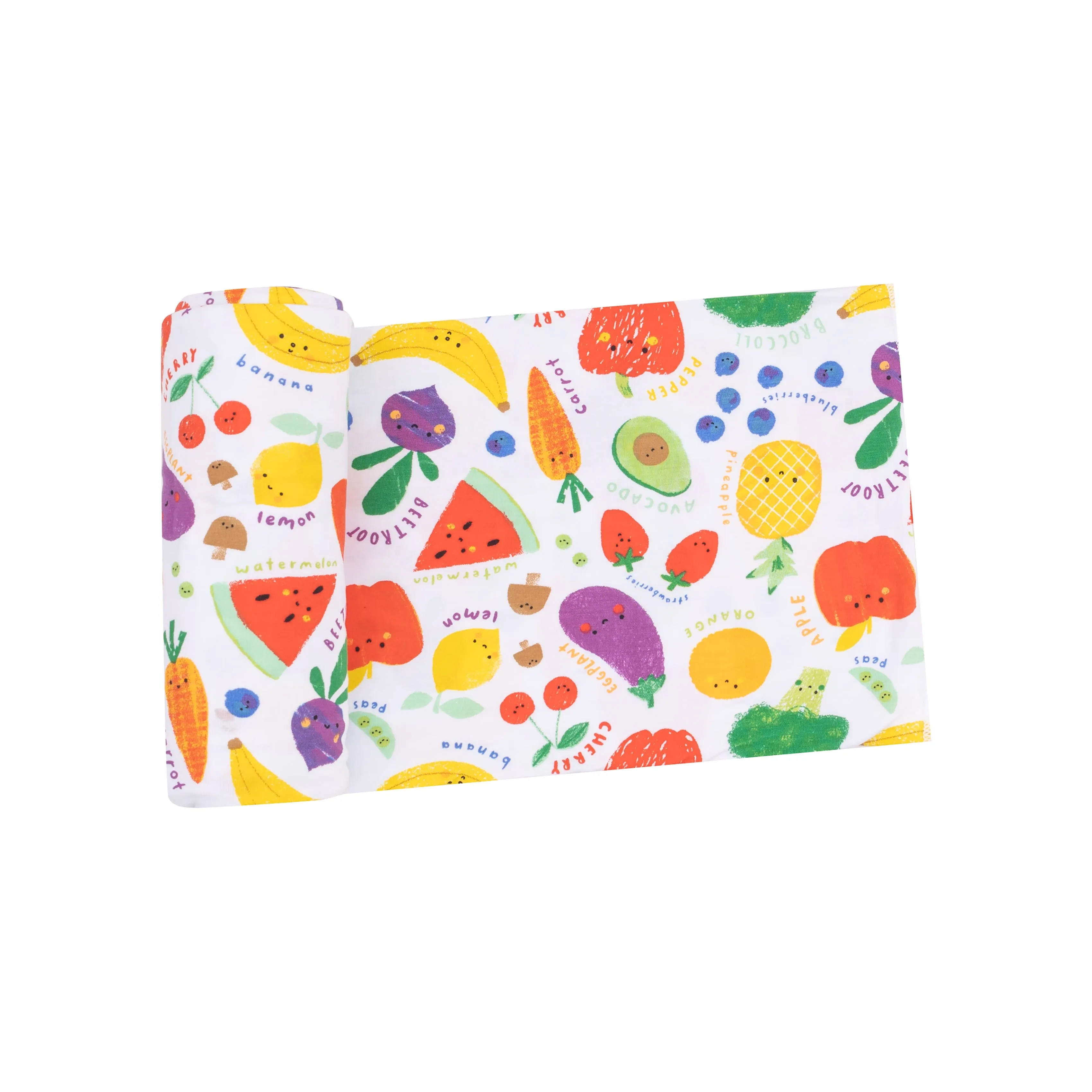 Bamboo Swaddle - Eat the Rainbow