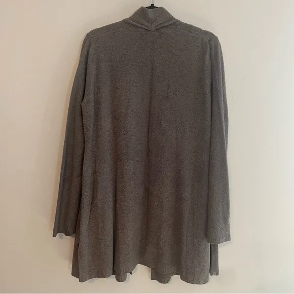 BAREFOOT DREAMS Bamboo Chic Lite Long Cardigan - Gray Size XL