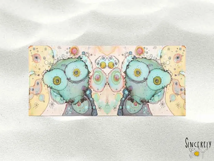 Bath Towel 'I See You 2'