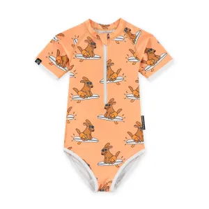 beach & bandits Surfer Dog upf50  swimsuit