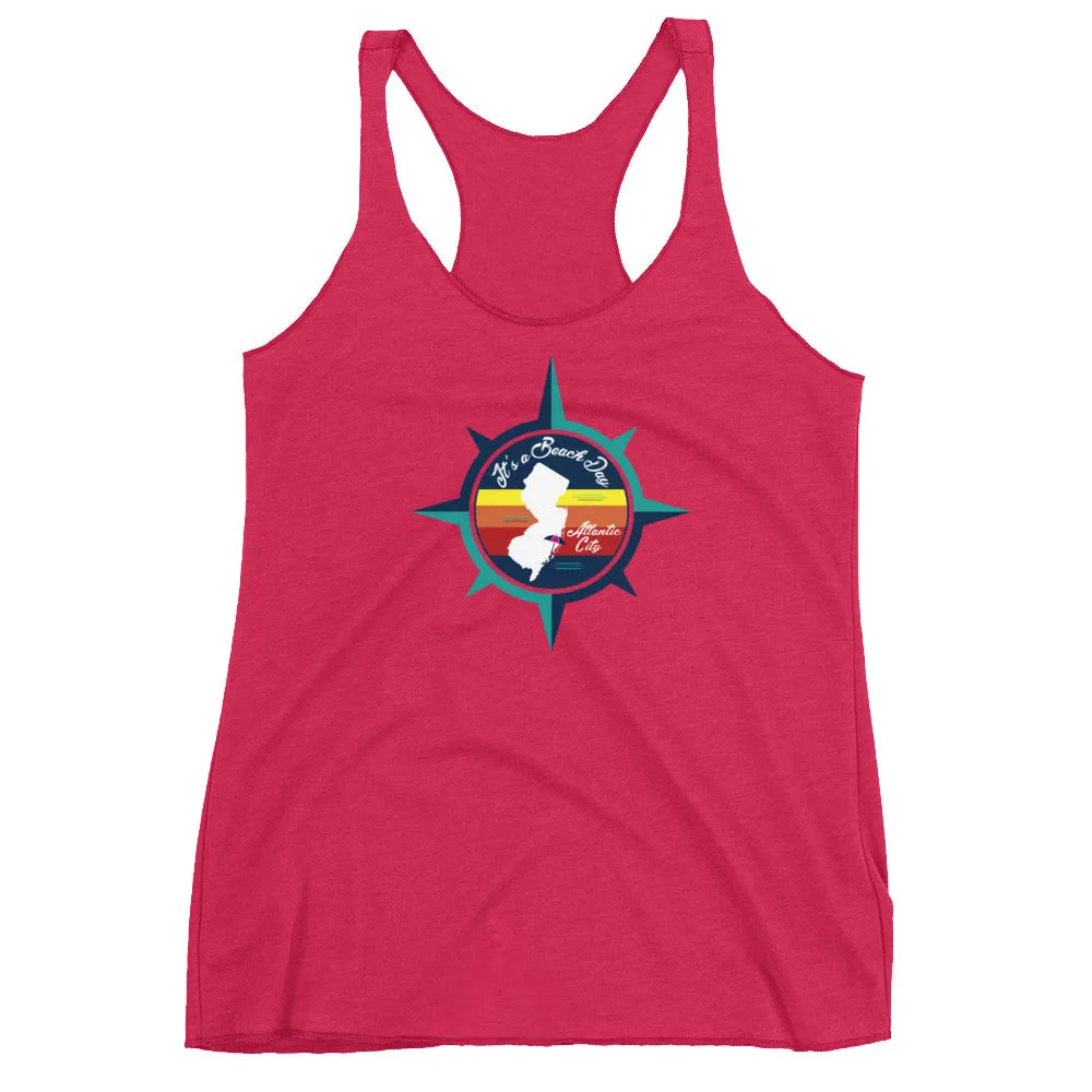 Beach Day - Atlantic City Triblend Tank