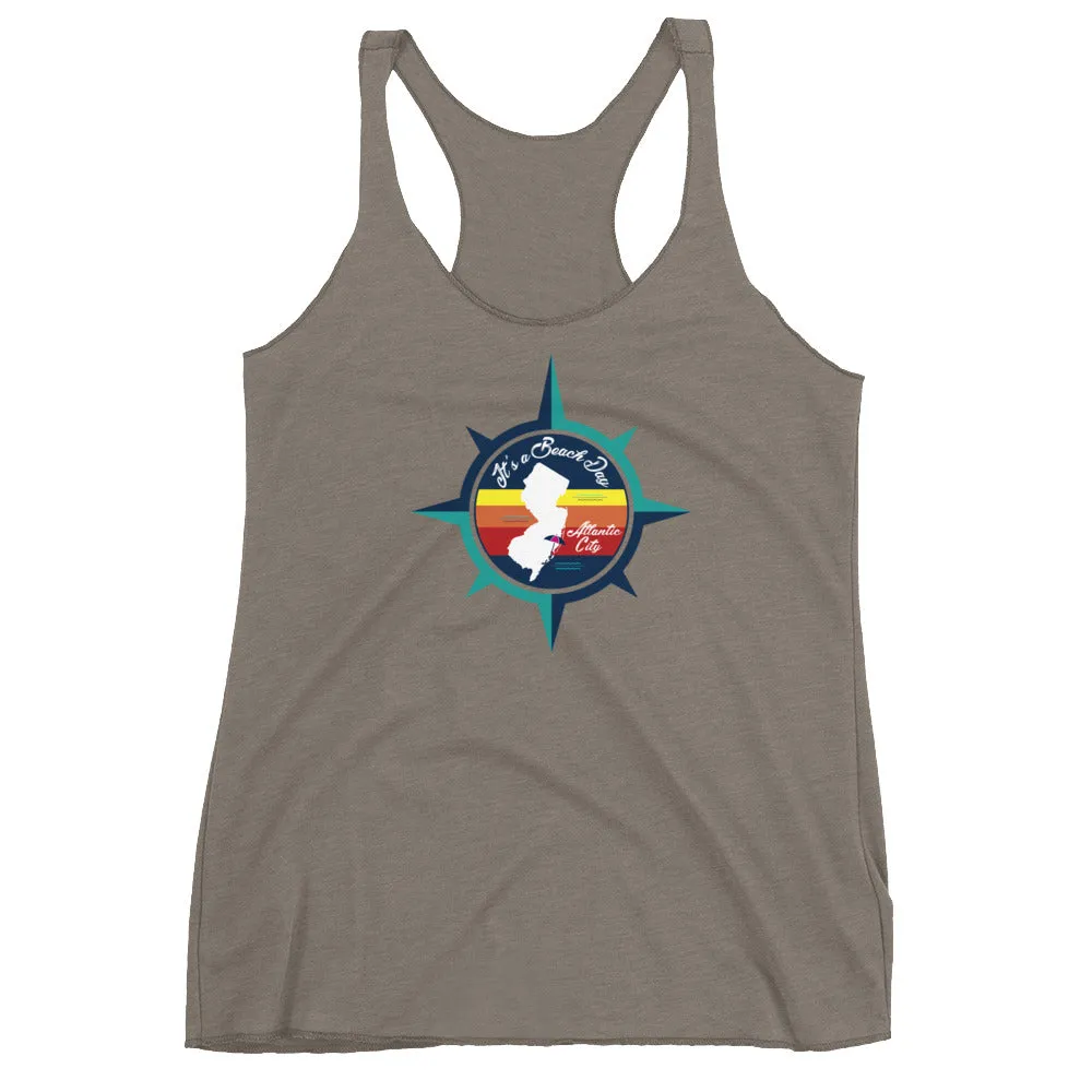 Beach Day - Atlantic City Triblend Tank