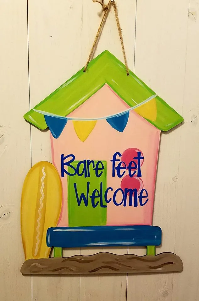 Beach House Summer Door Hanger 2