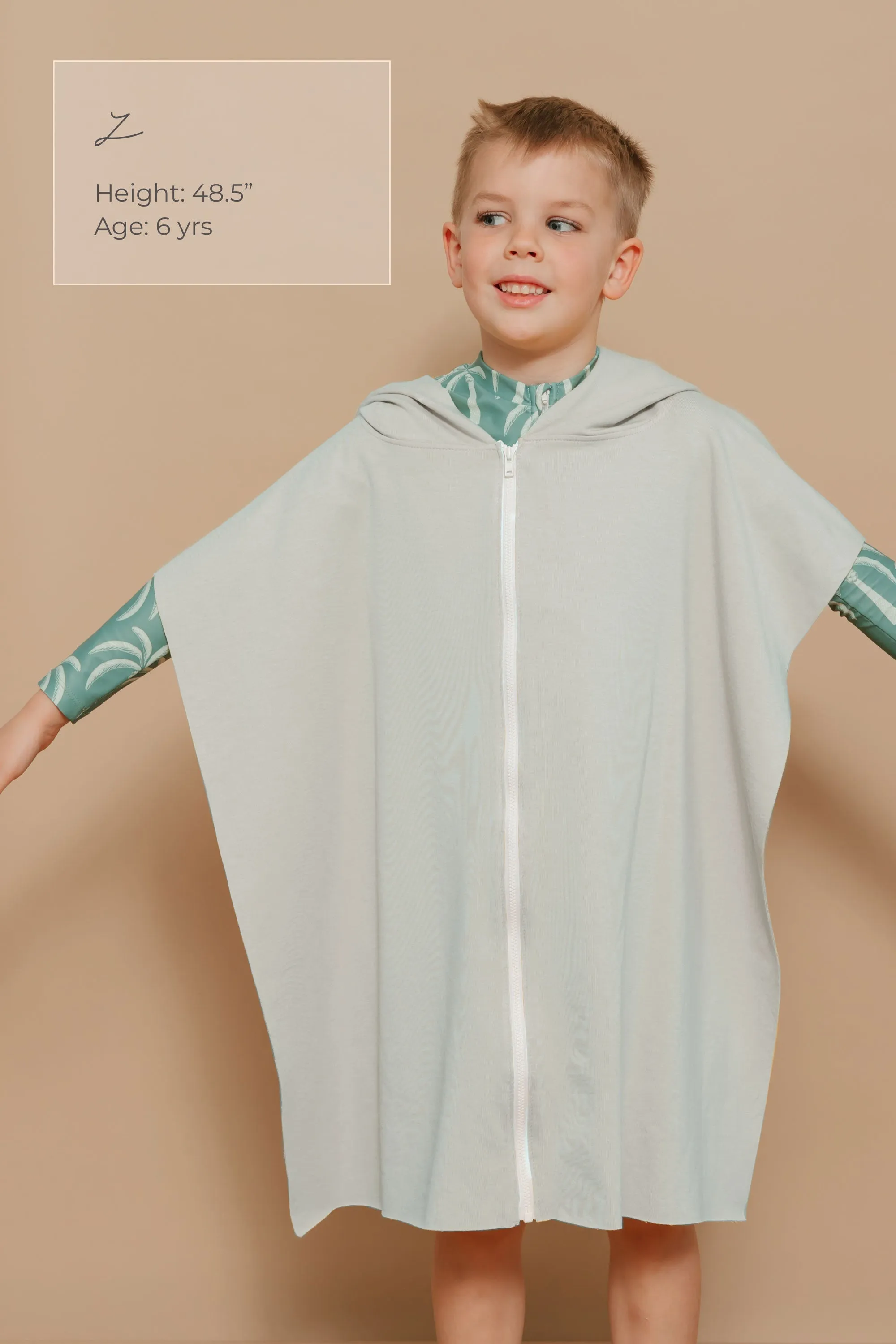 Beach Poncho - Sage