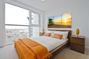 Beaches - Miami South Beach Sunset 3 Peace Acrylic Wall Art
