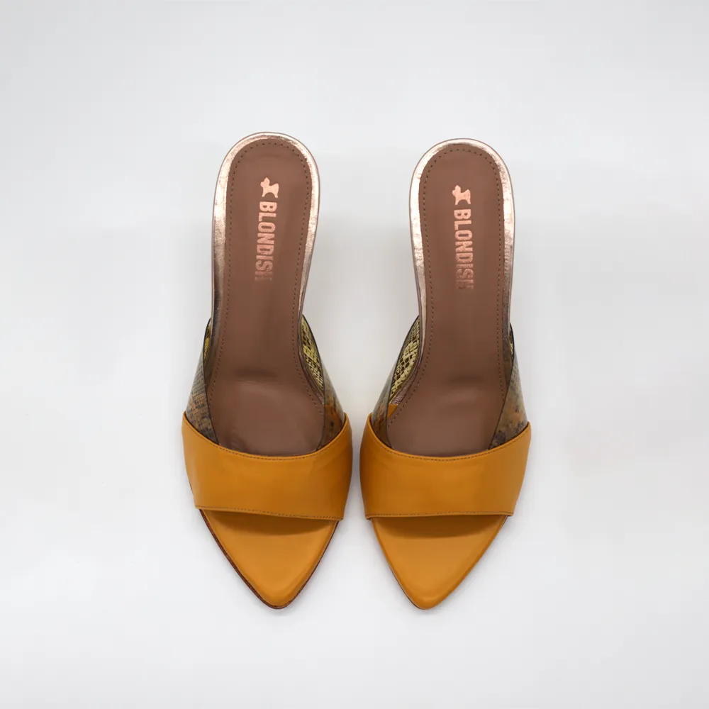 Berta Mustard Mules