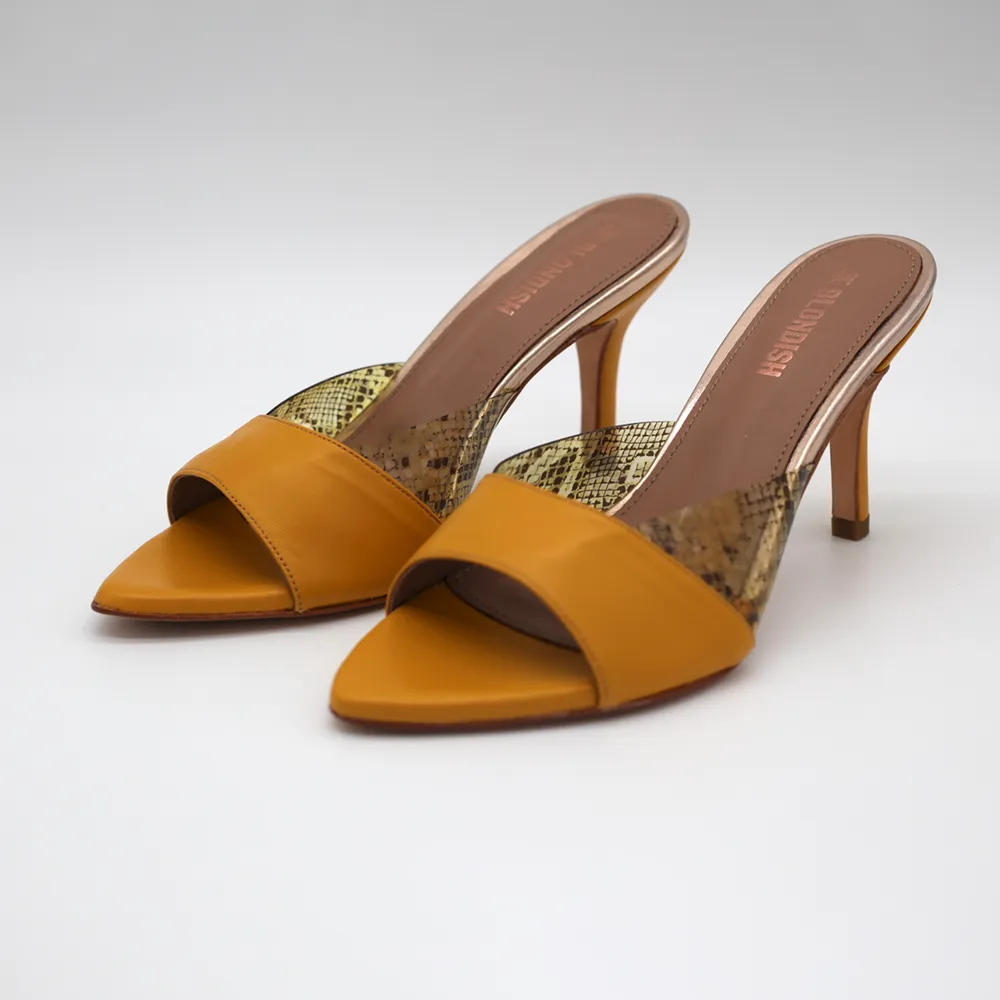 Berta Mustard Mules