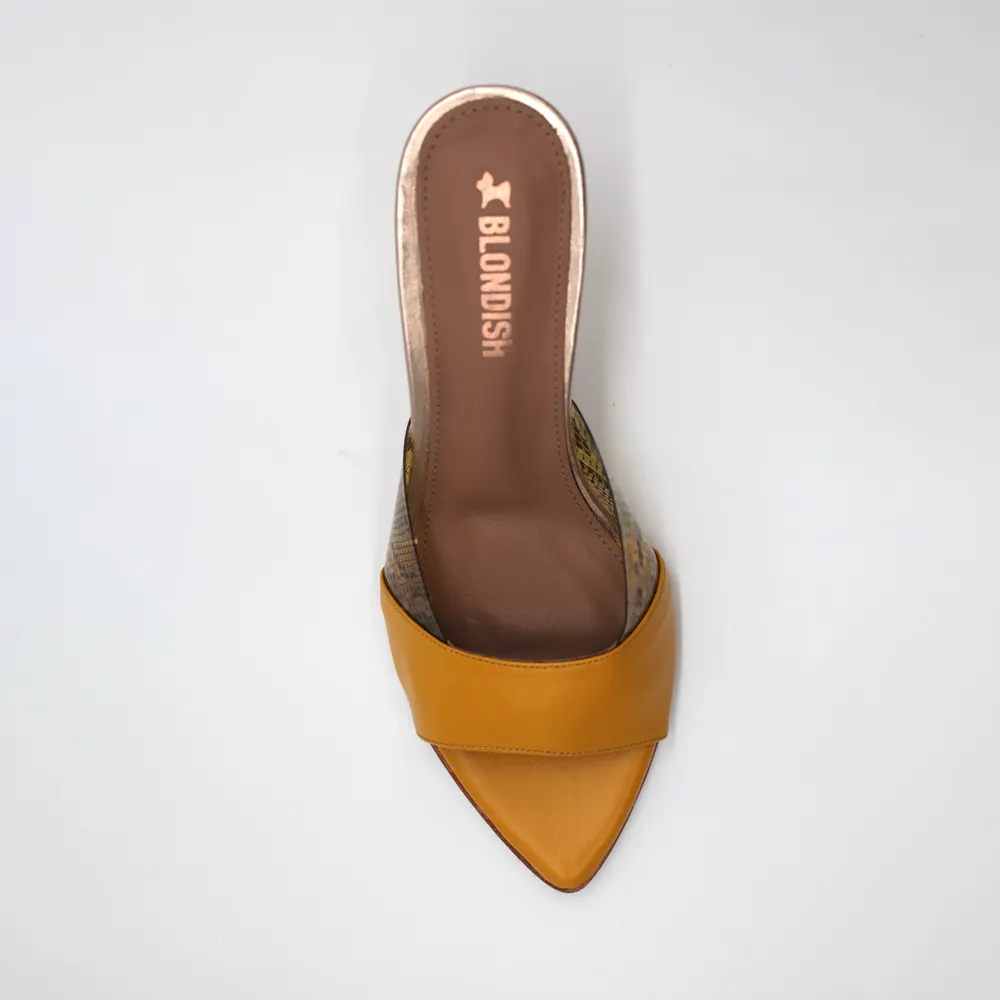 Berta Mustard Mules