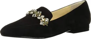Blue by Betsey Johnson Women's SB-Farin Loafer, Black, 6 M US