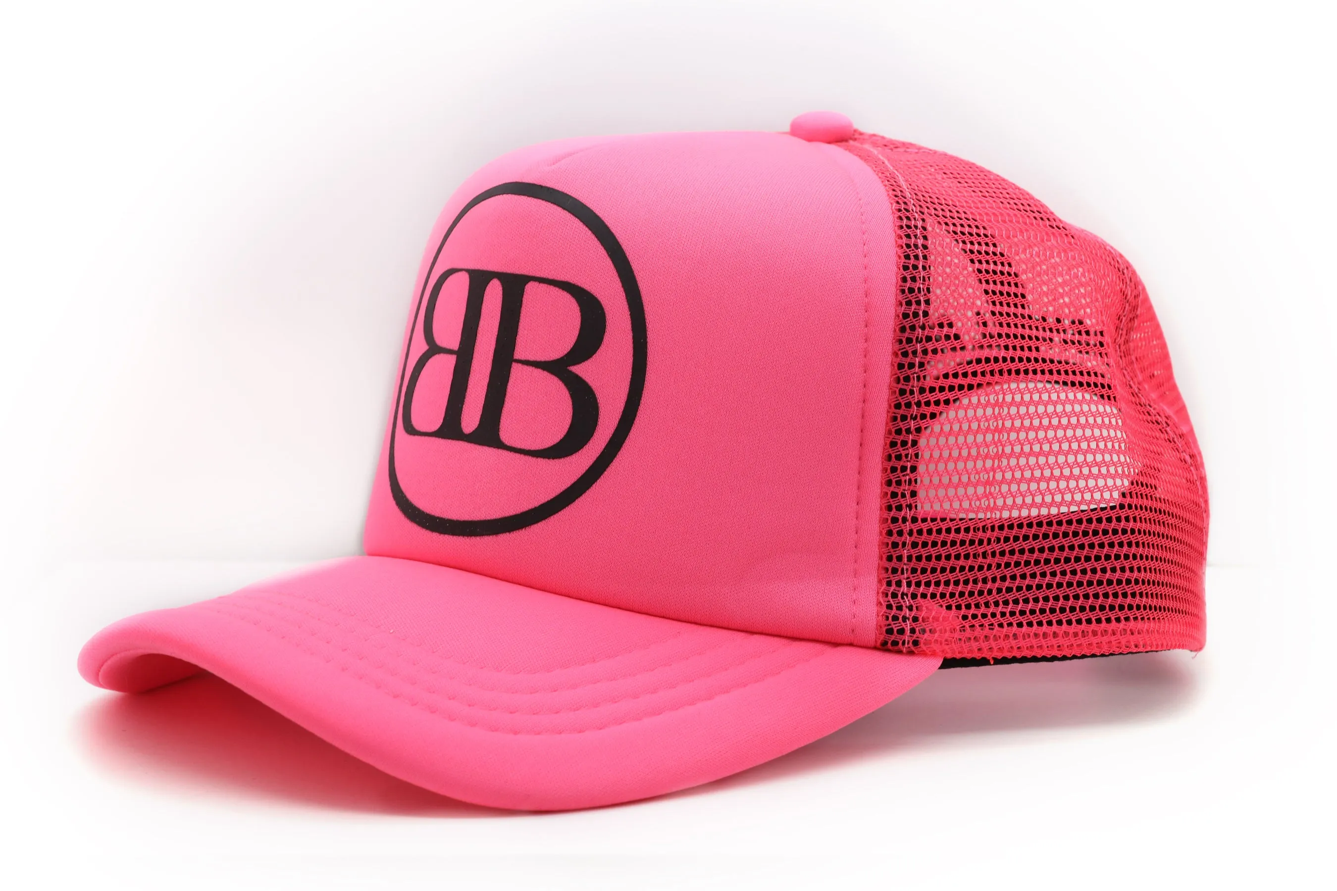 Bombshell Beads Neon Pink Trucker Hat