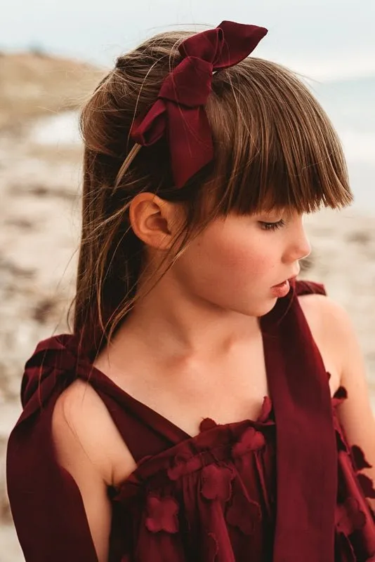 Bow Hair Accessory - Cherry Bloom