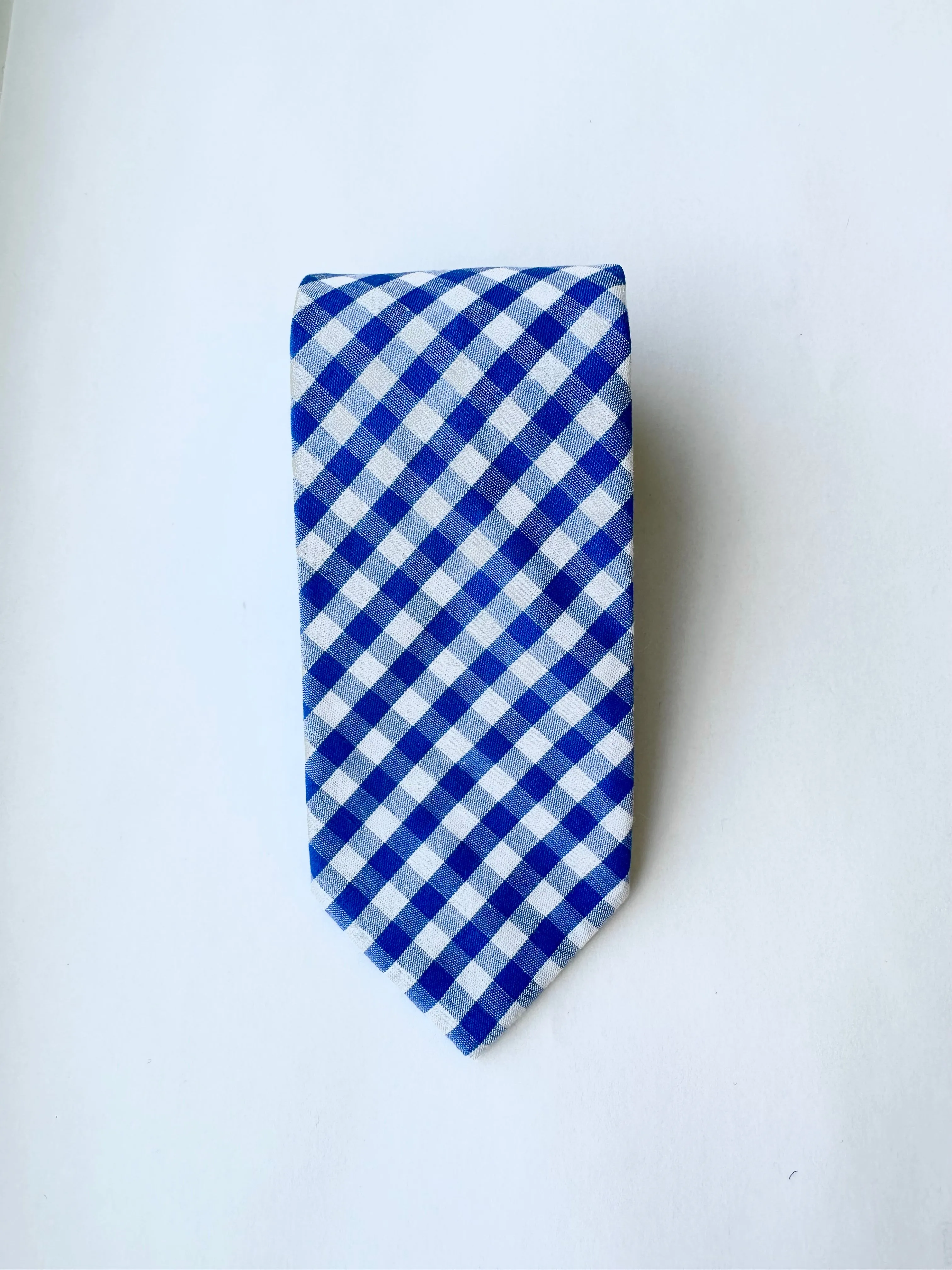 Boy's Tie -- Royal Soft Check