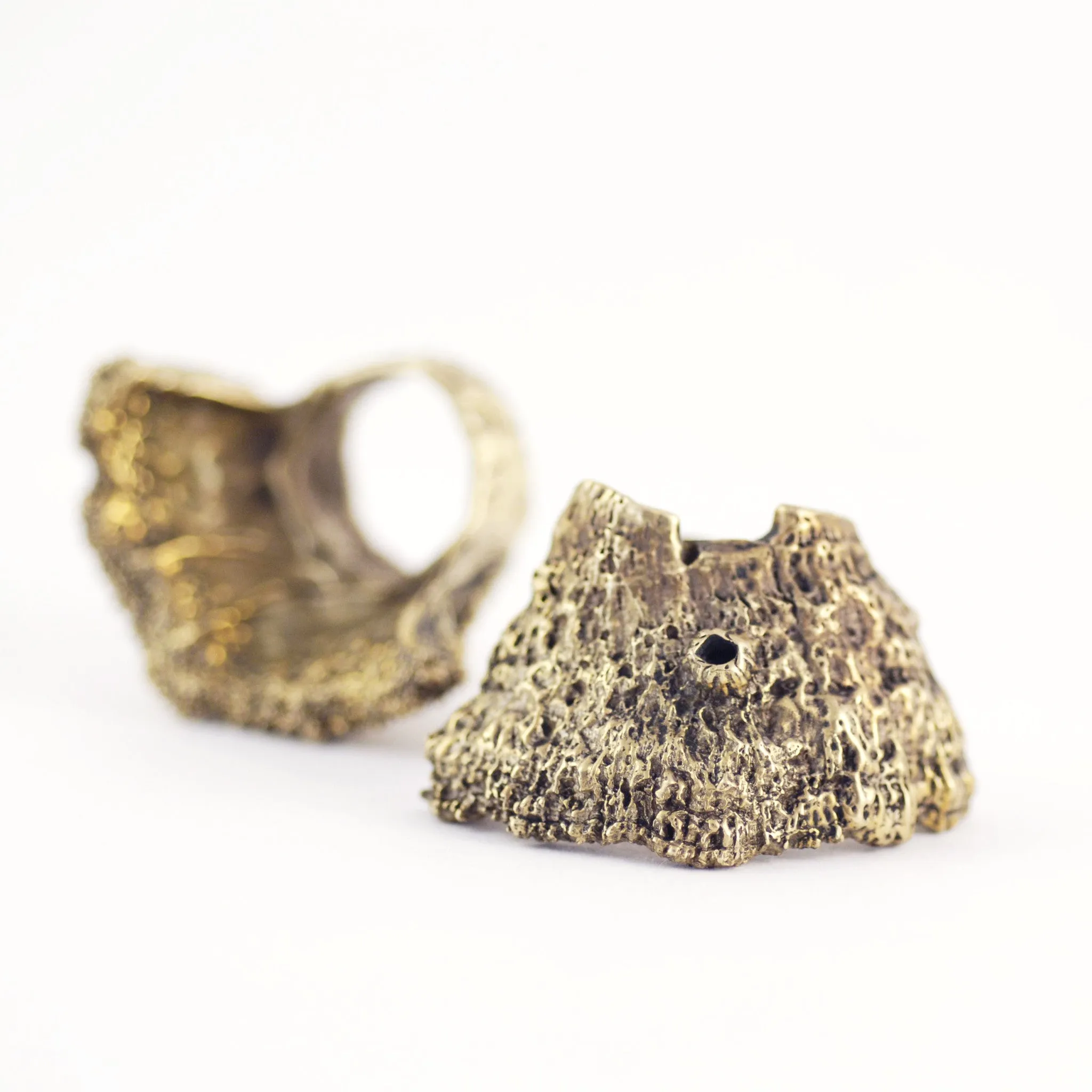 Bronze BARRIER REEF Inspired BARNACLE RING