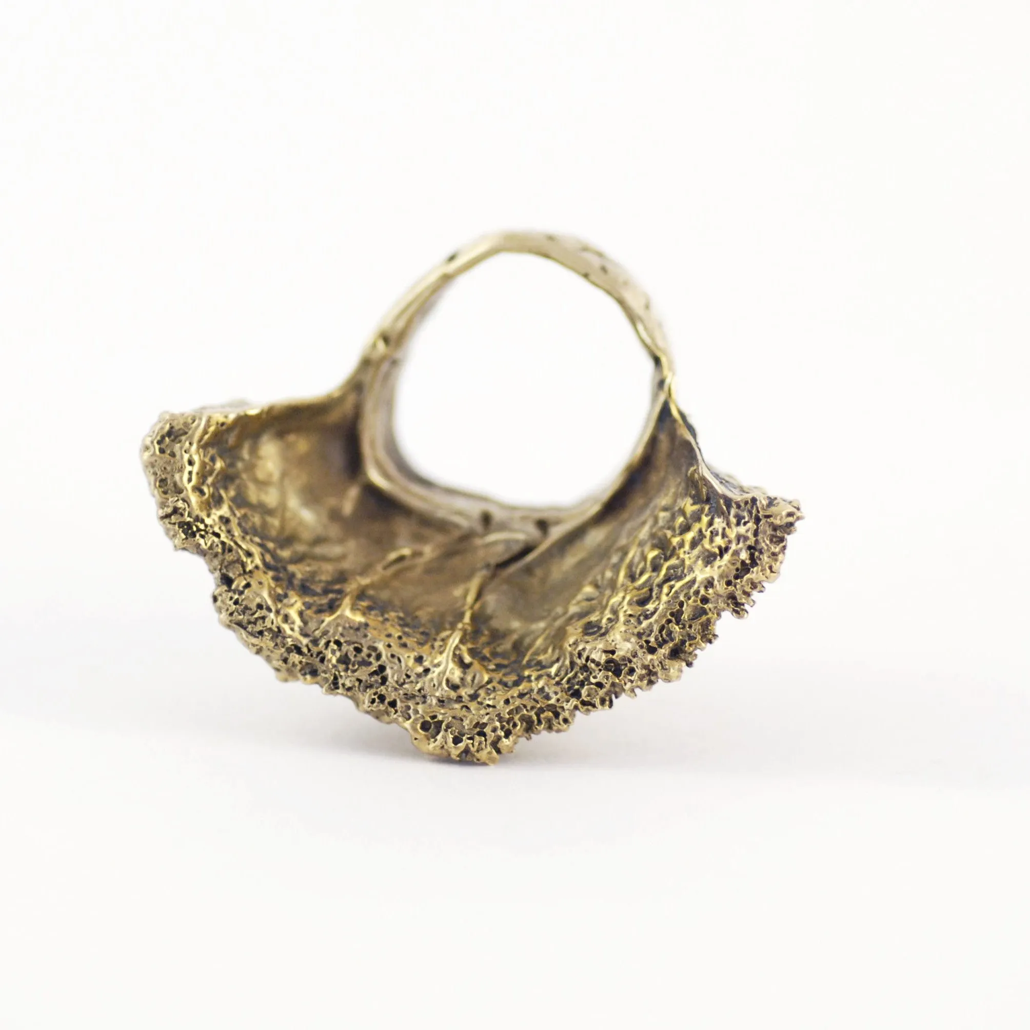 Bronze BARRIER REEF Inspired BARNACLE RING