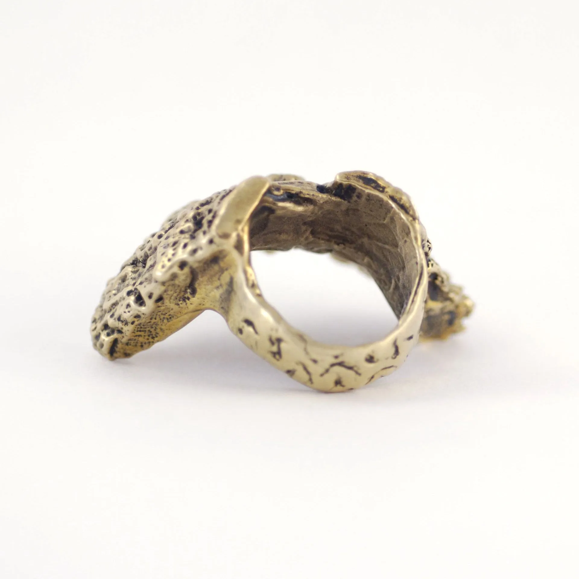 Bronze BARRIER REEF Inspired BARNACLE RING