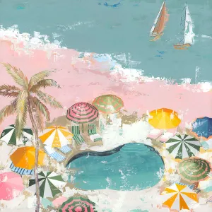 BUBBLEGUM BEACH I 40X40