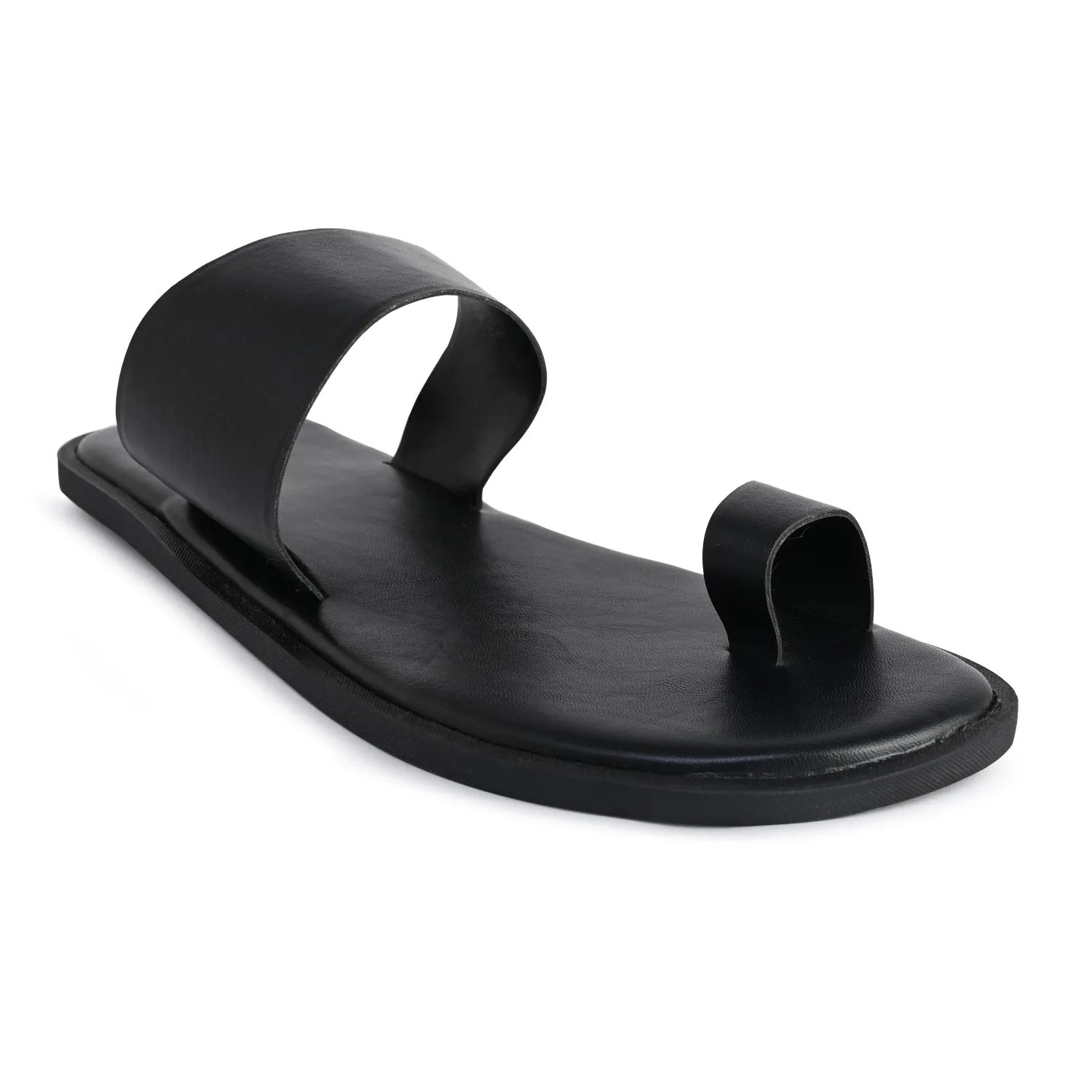 Capri Black Slippers For Men