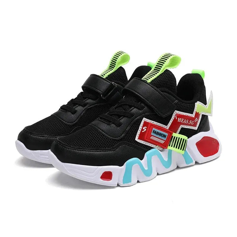 Cartoon Kids Shoes for Boys Mesh Sneakers