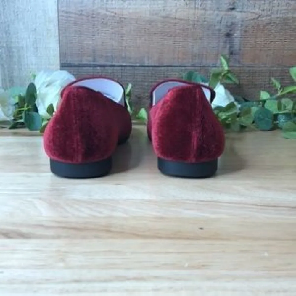 Charter Club Purcie Loafer Flats, Red Velvet, 9.5M